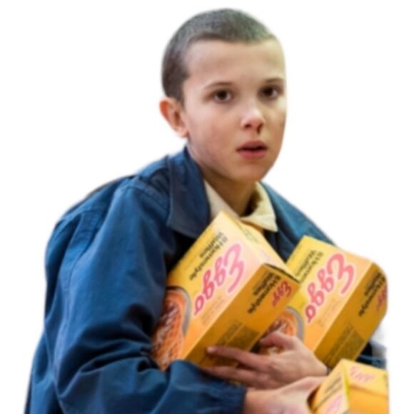 Stranger Things And Eggo Waffles 3 Pairs Crew Socks Bundle NWT - Picture 2 of 12